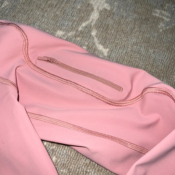 Break a trail 1/2 zip hoodie pastel pink Lululemon 6 - Picture 8 of 12